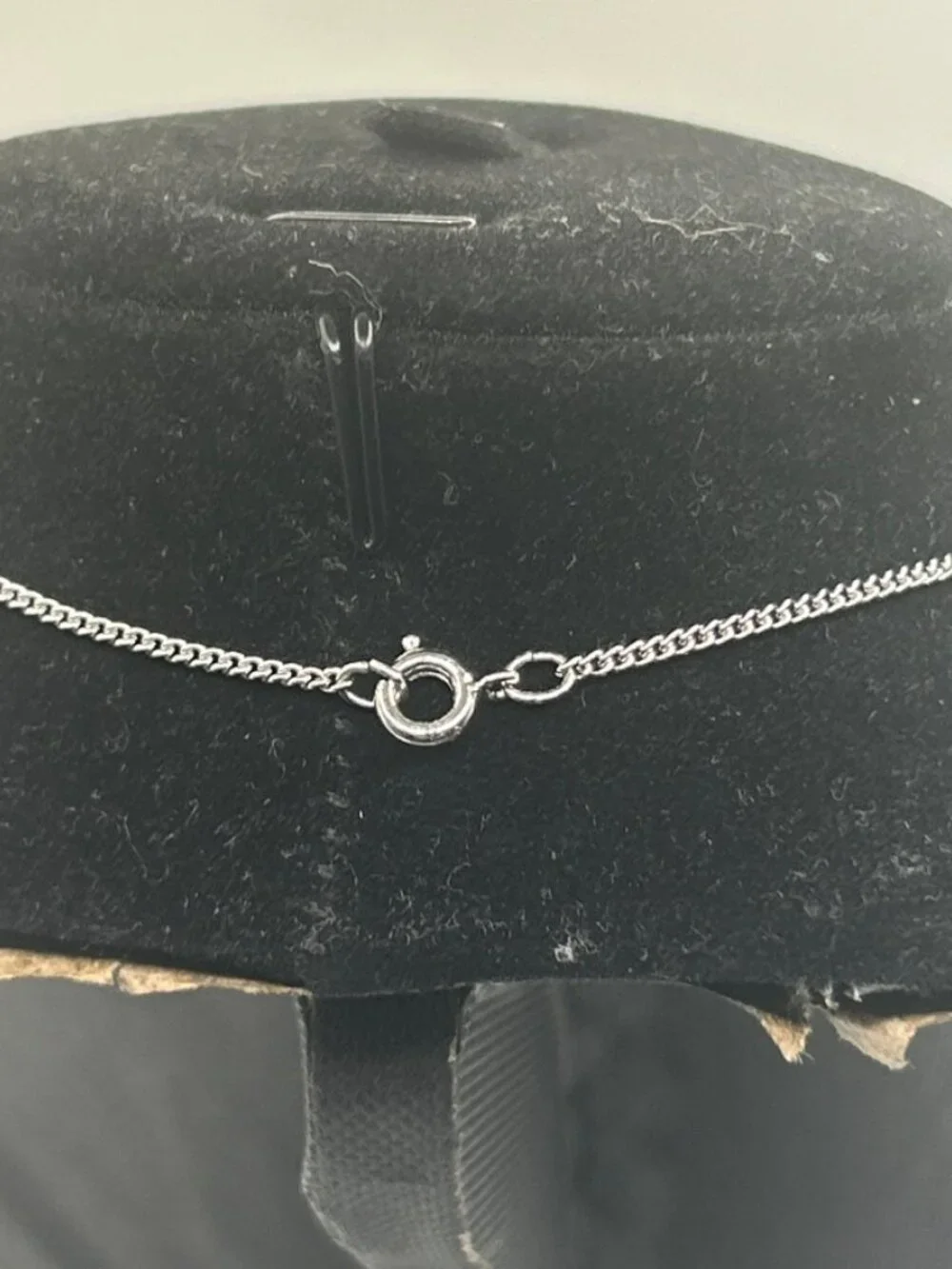 Mini Cross Pendant Vintage Real Silver Necklace Plated Stainless Steel Unisex